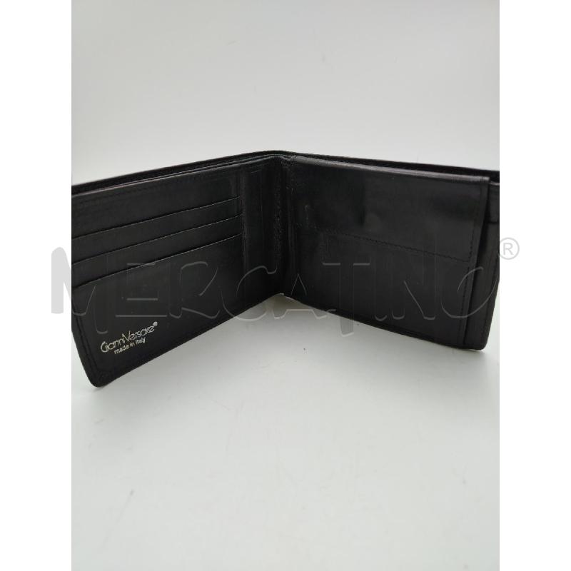 PORTA FOGLIO GIANNI VERSACE NERO  | Mercatino dell'Usato Roma viale tirreno 3