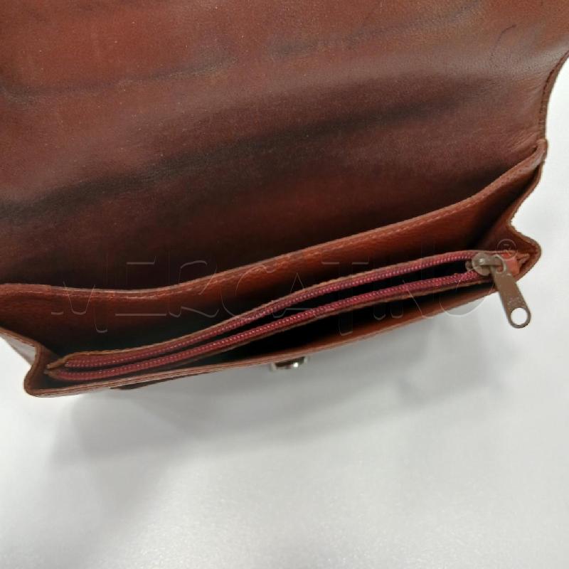 PORTA FOGLIO HERMES DOGONO MARRONE DA RIV | Mercatino dell'Usato Roma viale tirreno 4