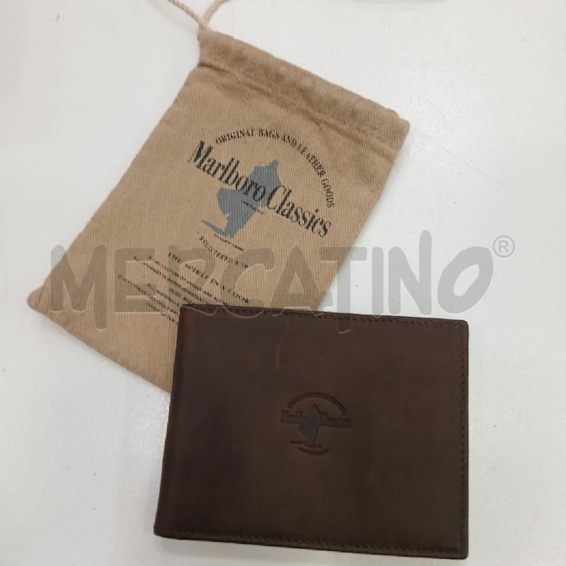 PORTA FOGLIO MALBORO CLASSIC MARRONE  | Mercatino dell'Usato Roma viale tirreno 1