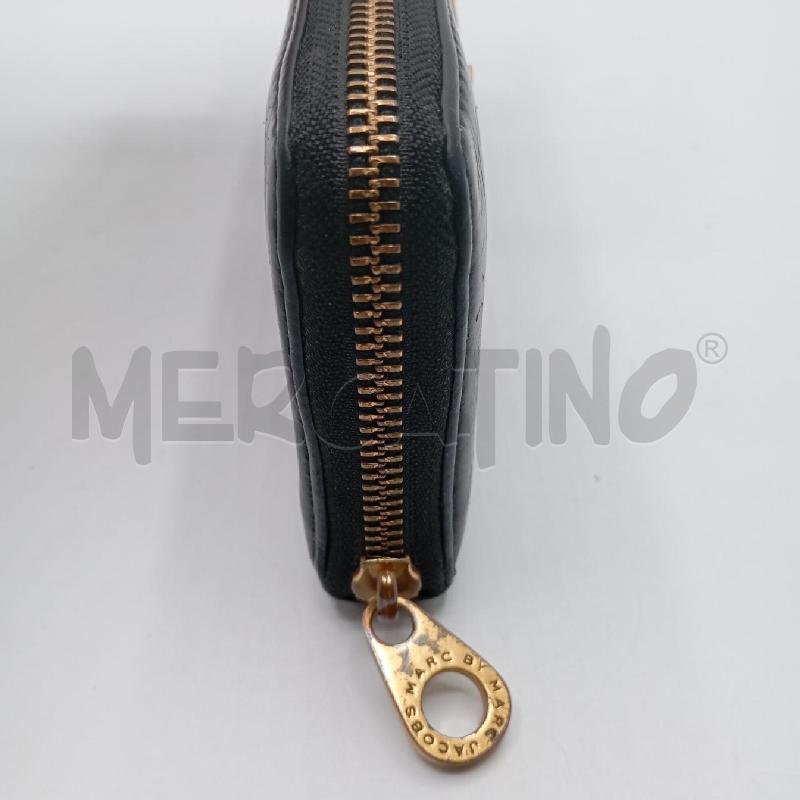 PORTA FOGLIO MARC JACIBS NE PLACCHETTA BRONZATA FRONT  | Mercatino dell'Usato Roma viale tirreno 2
