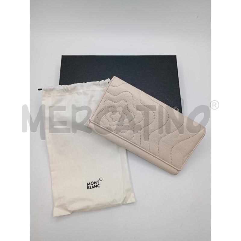 PORTA FOGLIO MONTBLANC BI + DUSTBAG+ SCAT | Mercatino dell'Usato Roma viale tirreno 1