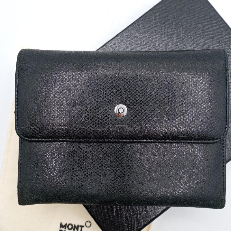 PORTA FOGLIO MONTBLANC NERO DA RIV | Mercatino dell'Usato Roma viale tirreno 1