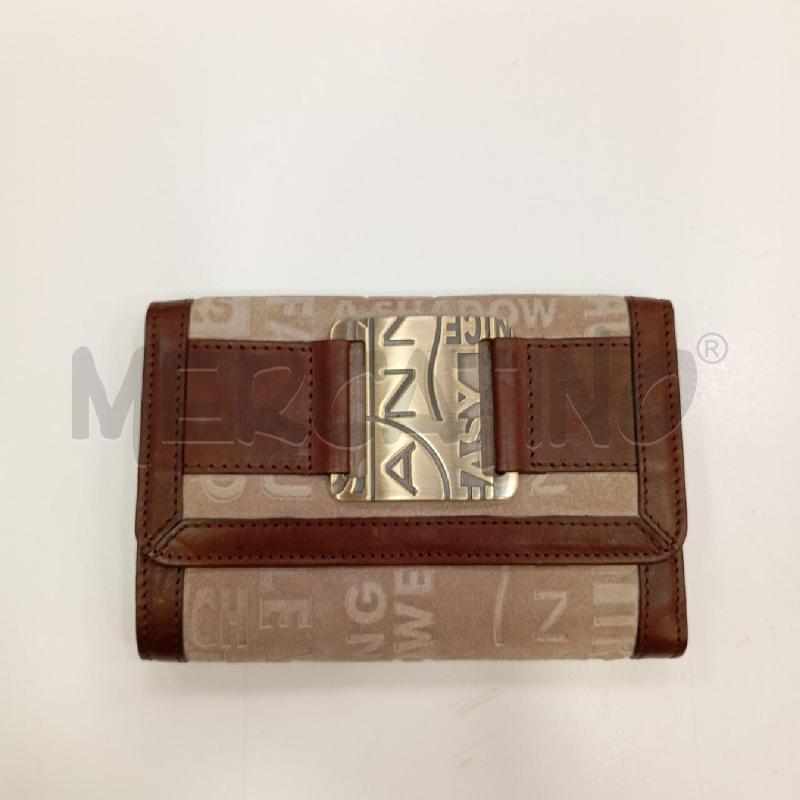 PORTA FOGLIO NANNINI MARRONE/BEIGE  | Mercatino dell'Usato Roma viale tirreno 2