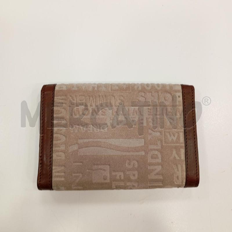 PORTA FOGLIO NANNINI MARRONE/BEIGE  | Mercatino dell'Usato Roma viale tirreno 3