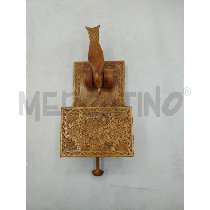 PORTA SIGARETTE LEGNO VOLATILE | Mercatino dell'Usato Roma viale tirreno 3