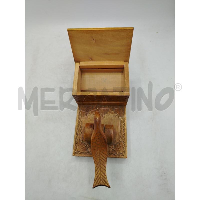 PORTA SIGARETTE LEGNO VOLATILE | Mercatino dell'Usato Roma viale tirreno 4