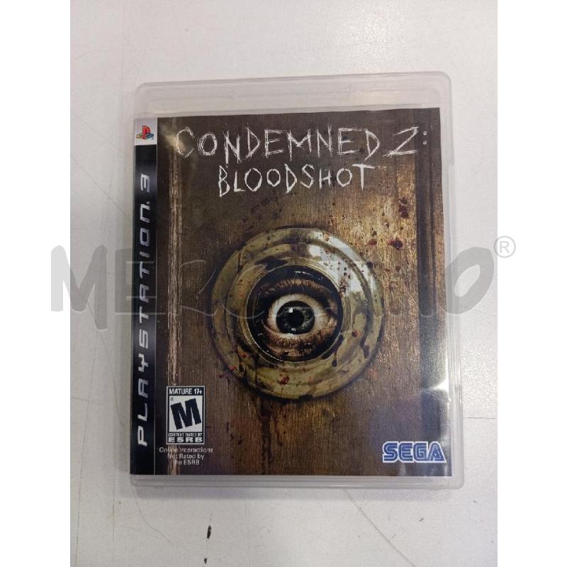 PS3 CONDEMNED 2: BLOODSHOT | Mercatino dell'Usato Roma viale tirreno 1