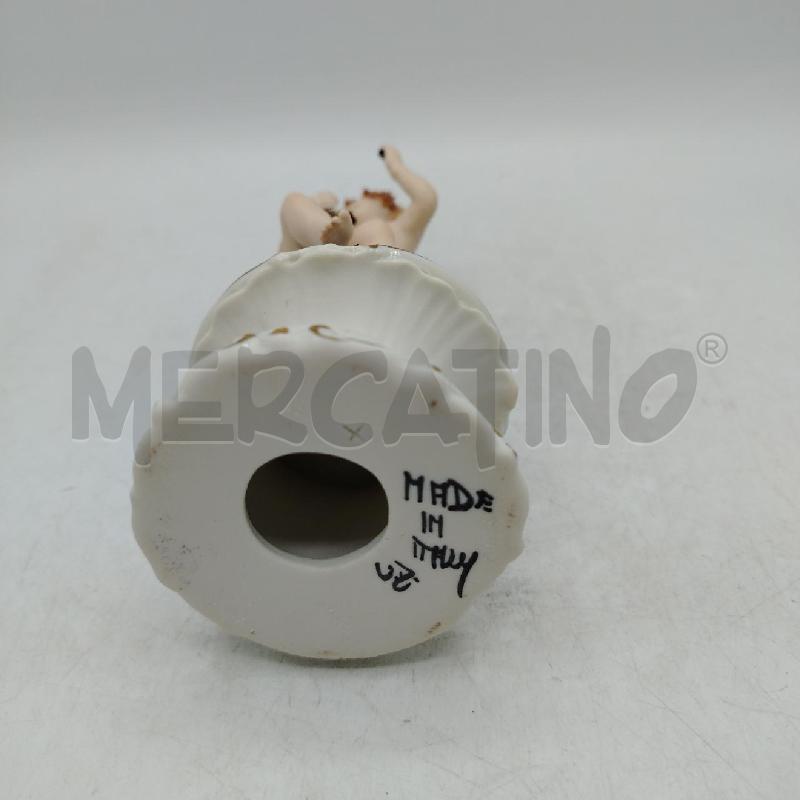 PUTTO CER CAPODIMONTE BASE DEC DORATA | Mercatino dell'Usato Roma viale tirreno 5
