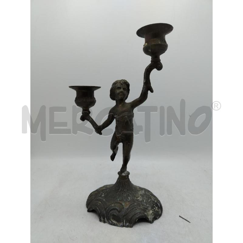 PUTTO PORTACANDELA MET | Mercatino dell'Usato Roma viale tirreno 1