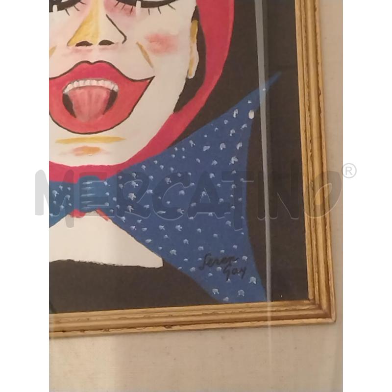 QUADRO C/LEGNO A FIRMA SEREN GAY | Mercatino dell'Usato Roma viale tirreno 3