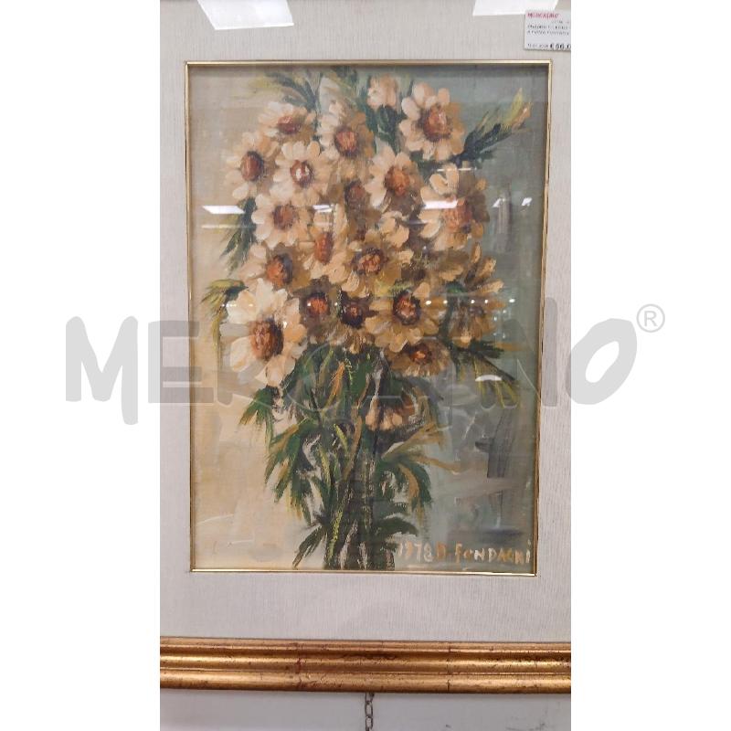 QUADRO C/LEGNO FIORI A FIRMA FONDAGNI | Mercatino dell'Usato Roma viale tirreno 1