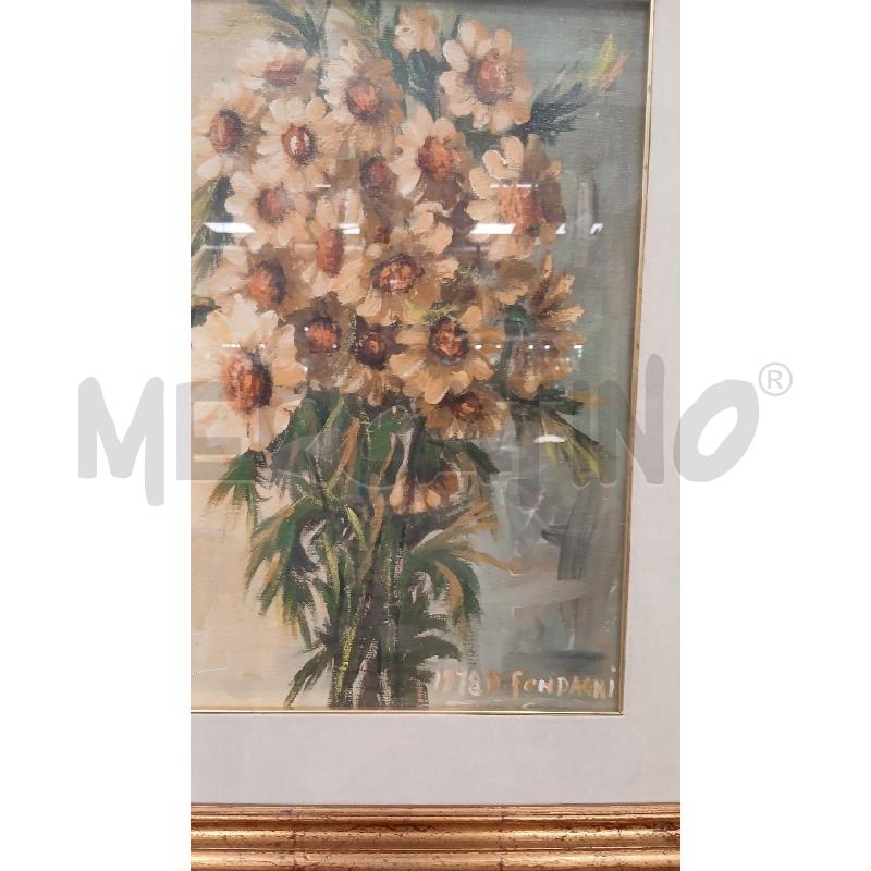 QUADRO C/LEGNO FIORI A FIRMA FONDAGNI | Mercatino dell'Usato Roma viale tirreno 2