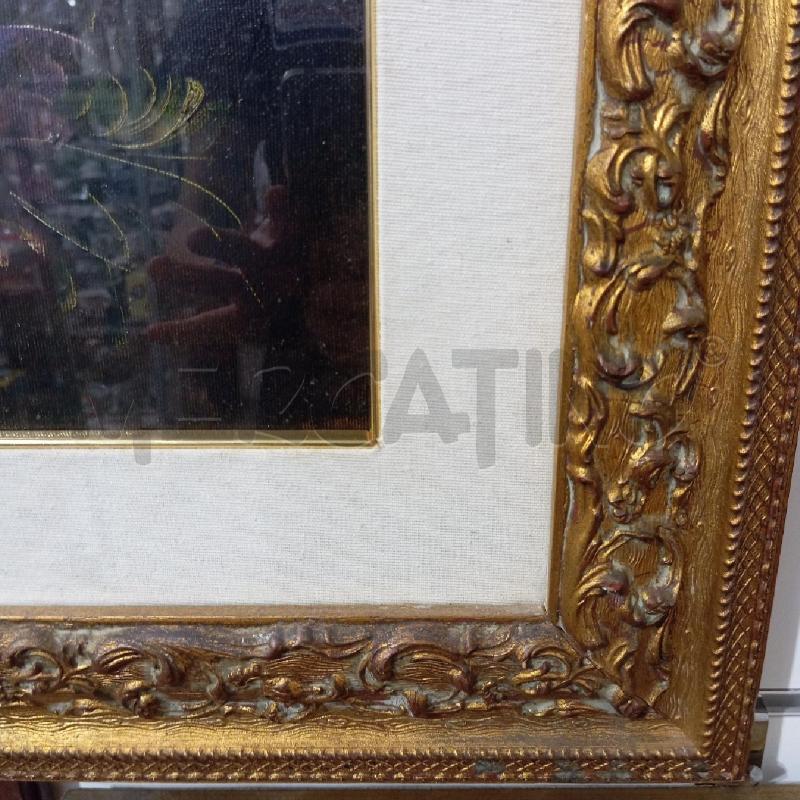 QUADRO C/LEGNO FIORI TECNICA MISTA A FIRMA ANSELMO | Mercatino dell'Usato Roma viale tirreno 3