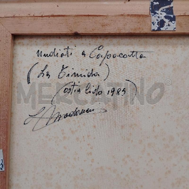 QUADRO C/LEGNO LA TIMIDA | Mercatino dell'Usato Roma viale tirreno 4