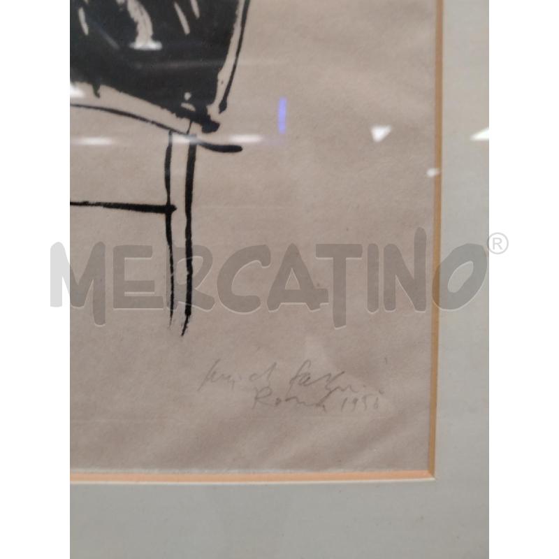 QUADRO C/LEGNO MULTIPLO A FIRMA FAZZINI | Mercatino dell'Usato Roma viale tirreno 3