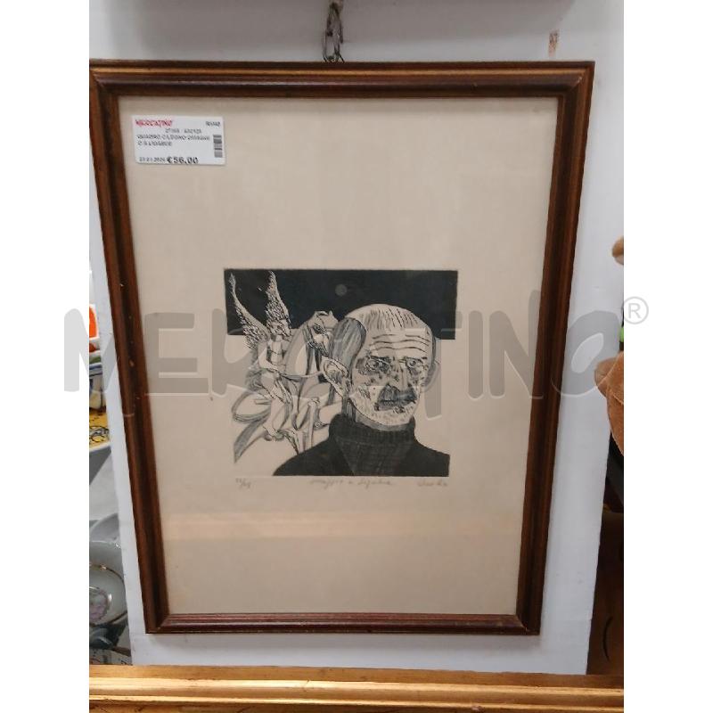 QUADRO C/LEGNO OMAGGIO A LIGABUE | Mercatino dell'Usato Roma viale tirreno 1