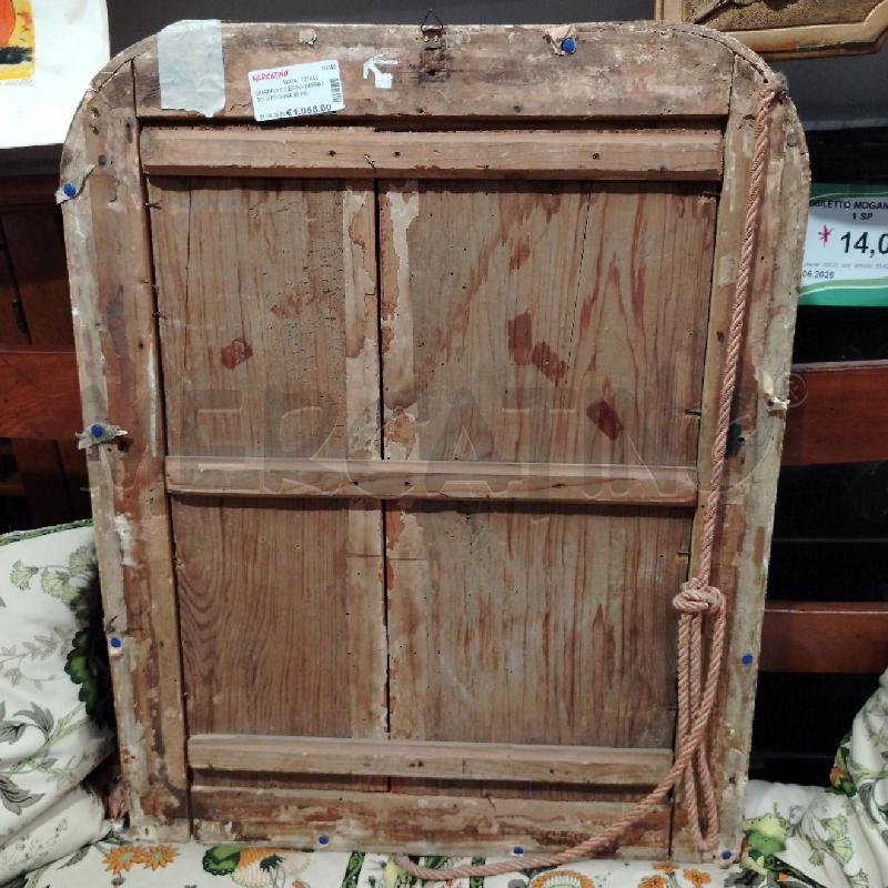 QUADRO C/LEGNO RITRATTO MADONNA IN PREGHIERA | Mercatino dell'Usato Roma viale tirreno 4