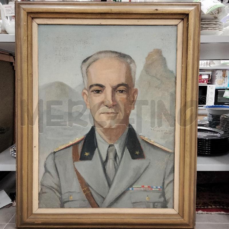 QUADRO C/LEGNO RITRATTO UFFICIALE A FIRMA PIZZANELLI | Mercatino dell'Usato Roma viale tirreno 2