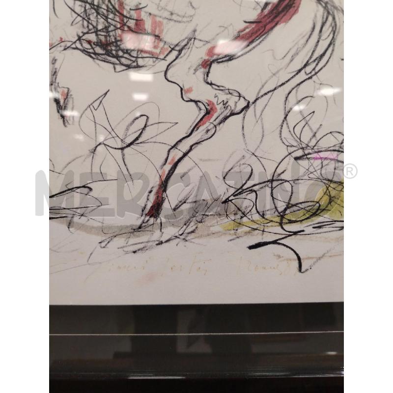 QUADRO C/NR CAVALLI A FIRMA TESTA | Mercatino dell'Usato Roma viale tirreno 5