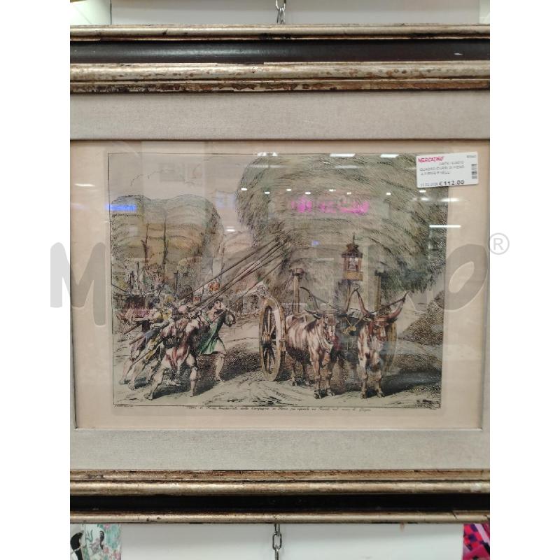 QUADRO CARRI DI FIENO A FIRMA PINELLI | Mercatino dell'Usato Roma viale tirreno 1