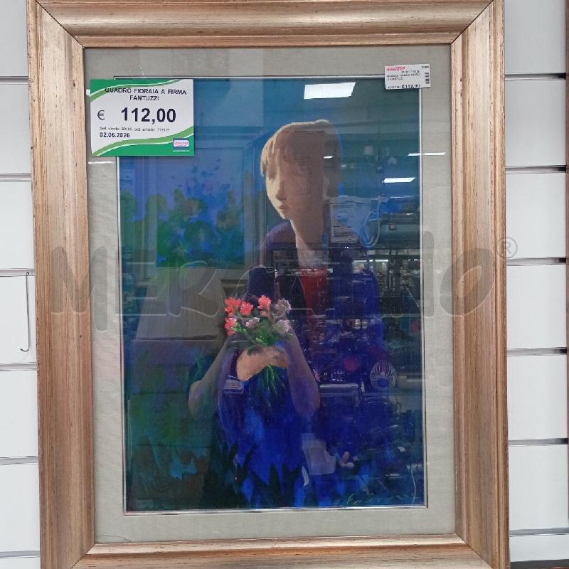 QUADRO FIORAIA A FIRMA FANTUZZI | Mercatino dell'Usato Roma viale tirreno 1