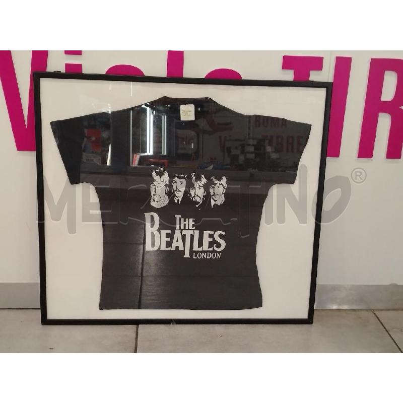 QUADRO MAGLIETTA THE BEATLES | Mercatino dell'Usato Roma viale tirreno 1