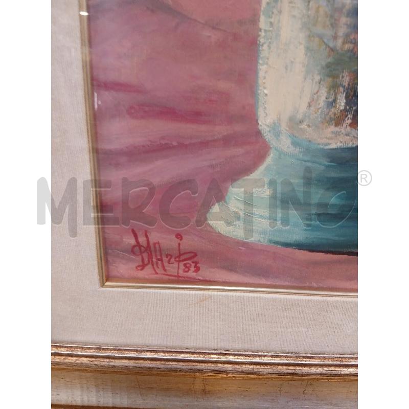 QUADRO NATURA MORTA SU TAVOLO | Mercatino dell'Usato Roma viale tirreno 2