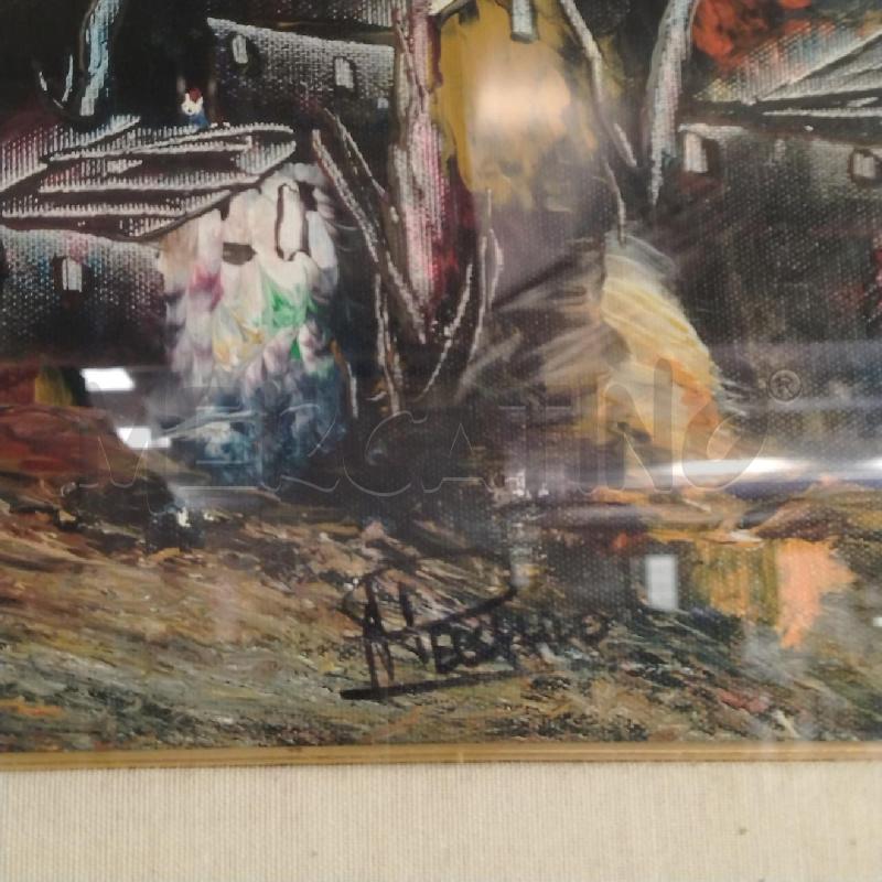 QUADRO PAESAGGIO A FIRMA PECORARO | Mercatino dell'Usato Roma viale tirreno 2