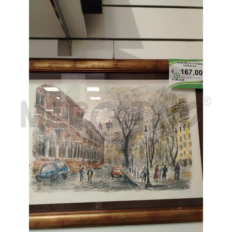 QUADRO PA A FIRMA CASCELLA | Mercatino dell'Usato Roma viale tirreno 1