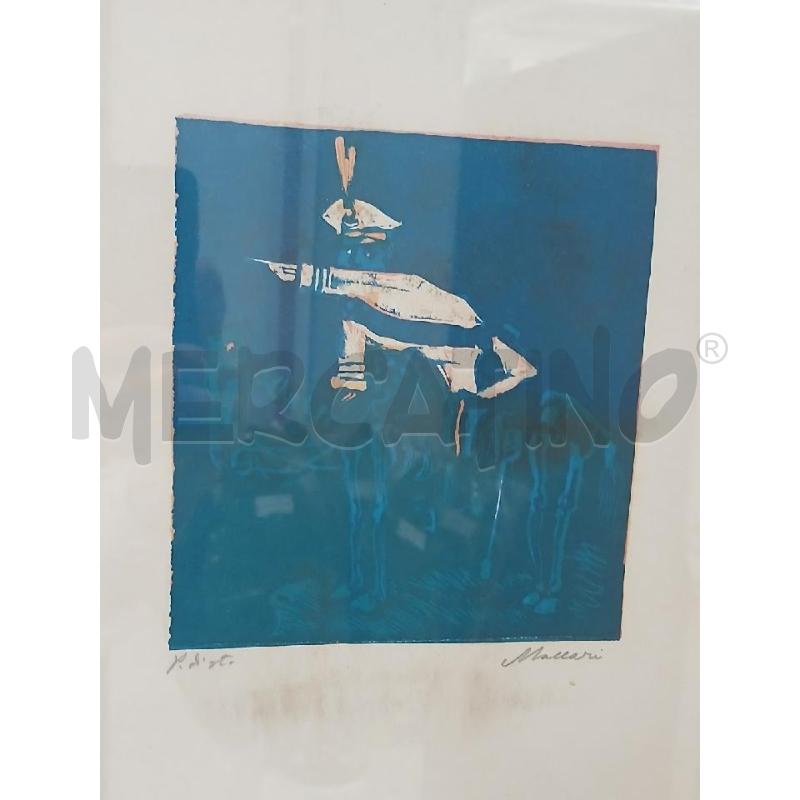 QUADRO PA CARABINIERE A FIRMA MACCARI | Mercatino dell'Usato Roma viale tirreno 1