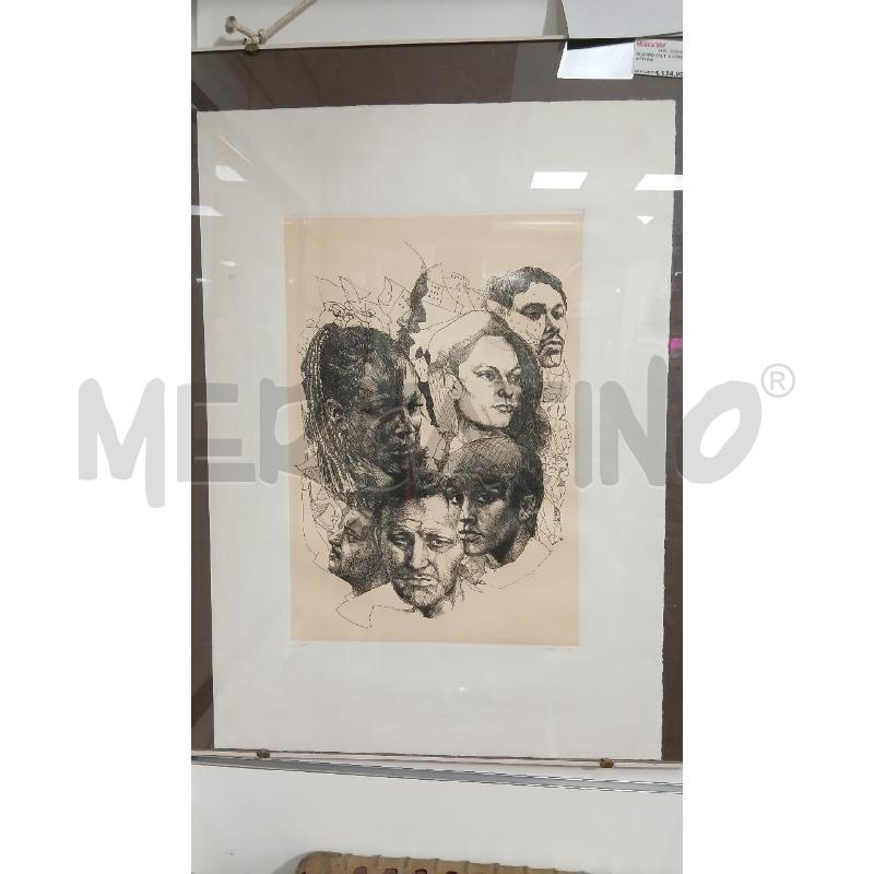 QUADRO VOLTI A FIRMA ATTARDI | Mercatino dell'Usato Roma viale tirreno 1