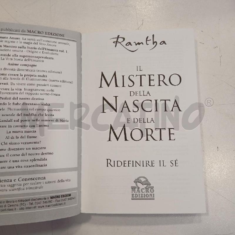 RAMTHA IL MISTERO DELLA NASCITA E DELLA MORTE | Mercatino dell'Usato Roma viale tirreno 2