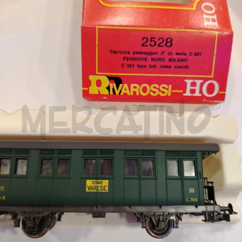 RIVAROSSI 2528 CARROZZA PASSEGGERI | Mercatino dell'Usato Roma viale tirreno 3