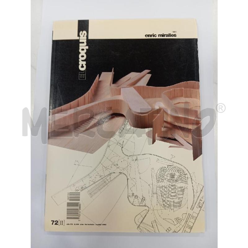 RIVISTA ENRIC MIRALLES EL CROQUIS | Mercatino dell'Usato Roma viale tirreno 1