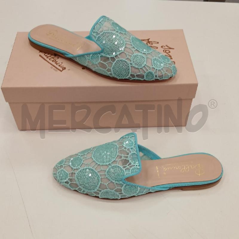 SABOT BALLERINA RETINA TONDI PAILLETTES CE PUNTA CHIUSA SCAT  | Mercatino dell'Usato Roma viale tirreno 1