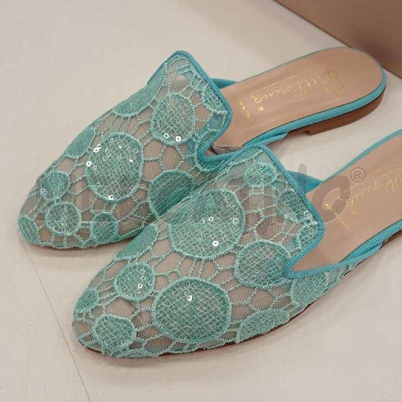 SABOT BALLERINA RETINA TONDI PAILLETTES CE PUNTA CHIUSA SCAT  | Mercatino dell'Usato Roma viale tirreno 2