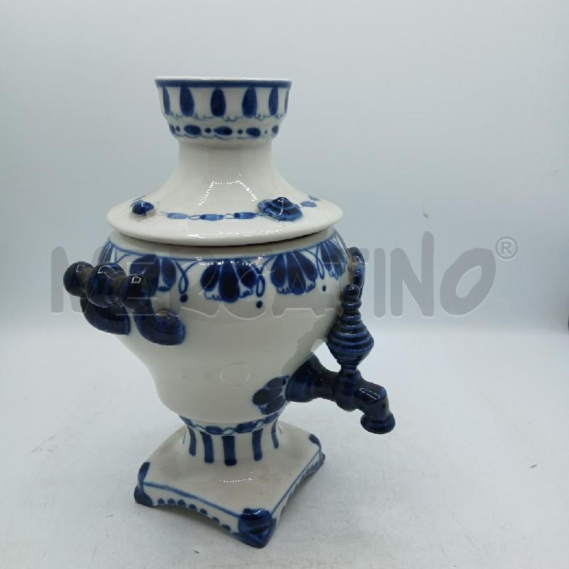 SAMOVAR PORCELLANA DEC BLU | Mercatino dell'Usato Roma viale tirreno 2