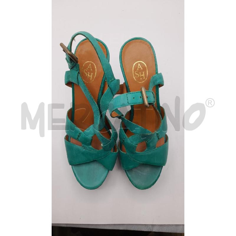 SANDALI D ASH VERDE ACQUA MARINA | Mercatino dell'Usato Roma viale tirreno 3