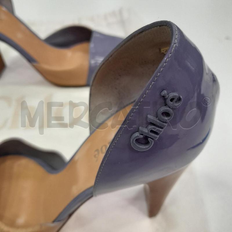 SANDALI D CHLOE VI RS ANTICO TACCO MA  | Mercatino dell'Usato Roma viale tirreno 4