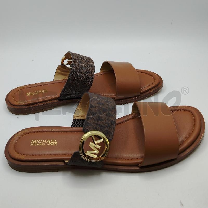 SANDALI D MICHAEL KORS FASCE MA MK  | Mercatino dell'Usato Roma viale tirreno 3