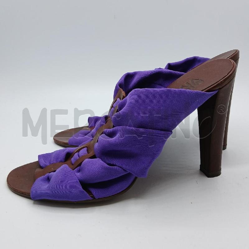 SANDALI D MICHEL VIVIEN VIOLA/MARRONE | Mercatino dell'Usato Roma viale tirreno 2