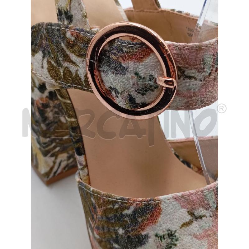 SANDALI D NEW LOOK BI FIORI RS VE PLATFOARM  | Mercatino dell'Usato Roma viale tirreno 4