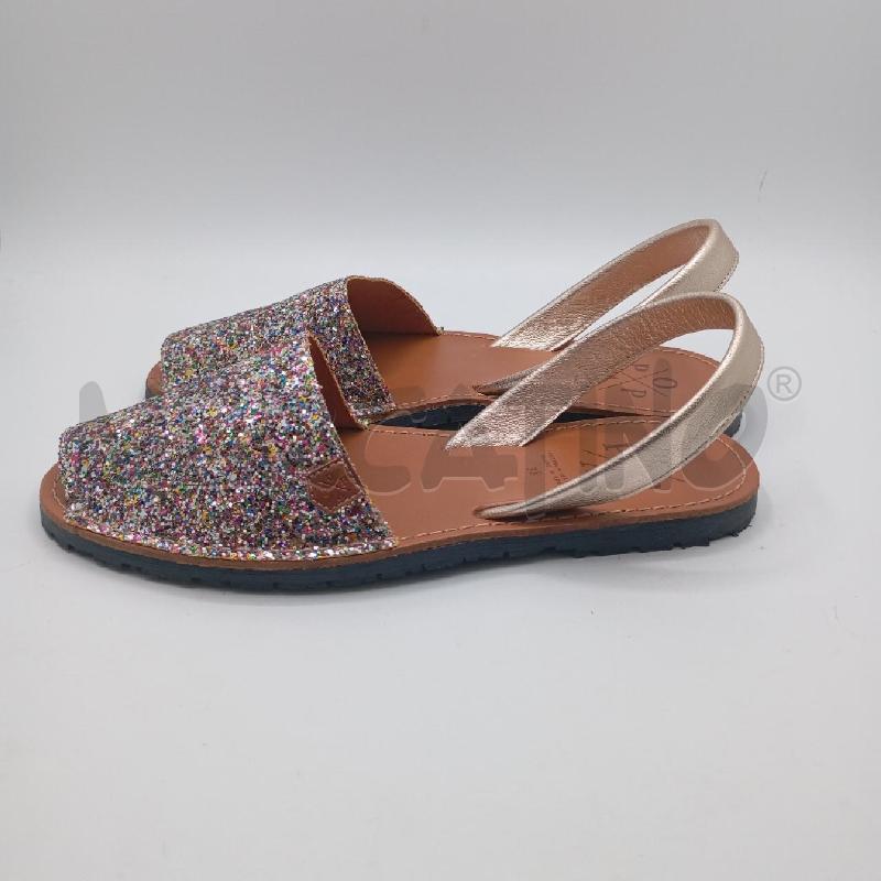 SANDALI D POPA FASCIA GLITTER MULTICOL | Mercatino dell'Usato Roma viale tirreno 4