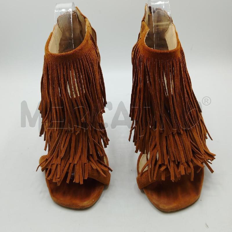 SANDALI D STEVE MADDEN MA SCAM FASCE FRANGE  | Mercatino dell'Usato Roma viale tirreno 1