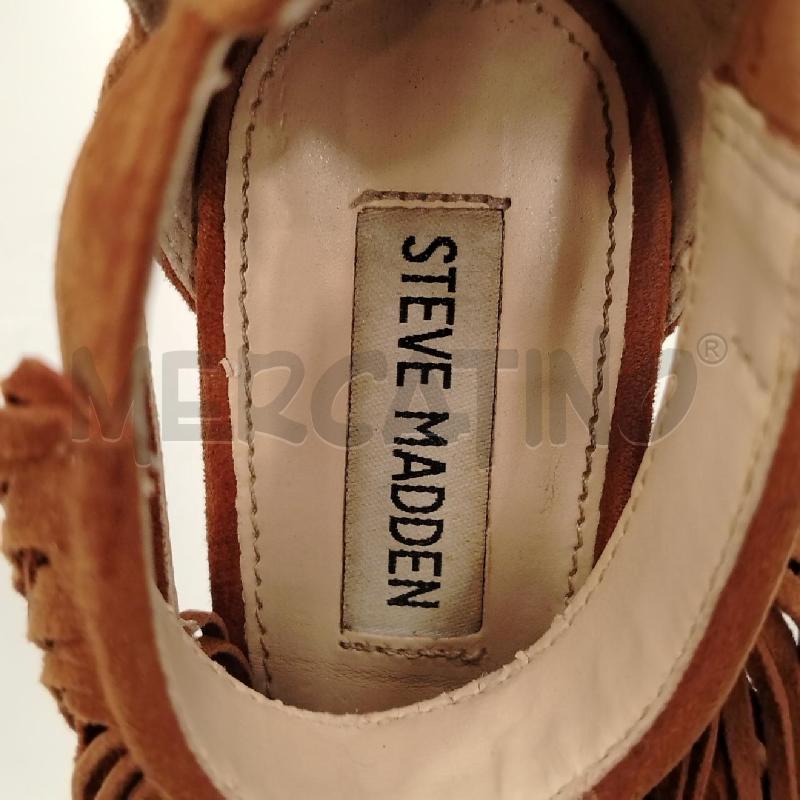 SANDALI D STEVE MADDEN MA SCAM FASCE FRANGE  | Mercatino dell'Usato Roma viale tirreno 4