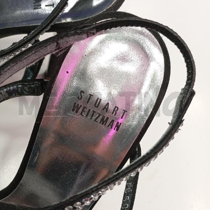 SANDALI D STUART WEITZMAN NE STRASS SCAT  | Mercatino dell'Usato Roma viale tirreno 4