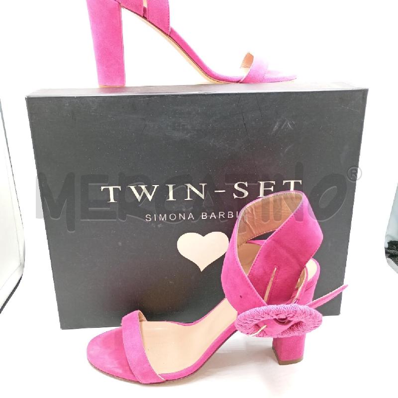 SANDALI D TWINSET FUCSIA SCAM SCAT  | Mercatino dell'Usato Roma viale tirreno 1