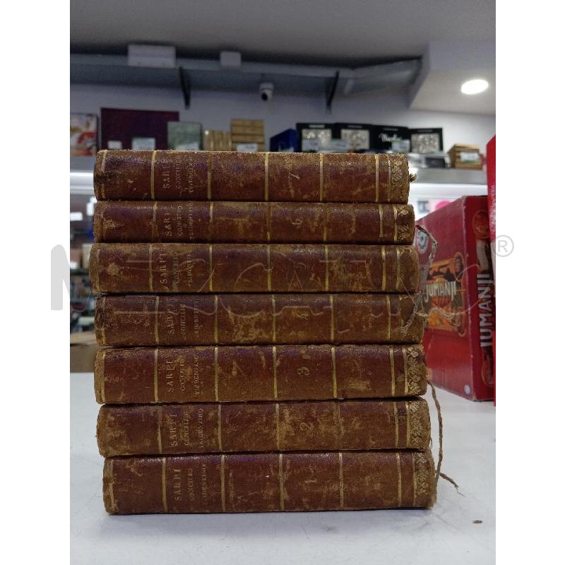 SARPI ISTORIA DEL CONCILIO TRIDENTINO 1835 7 VOLUMI | Mercatino dell'Usato Roma viale tirreno 1