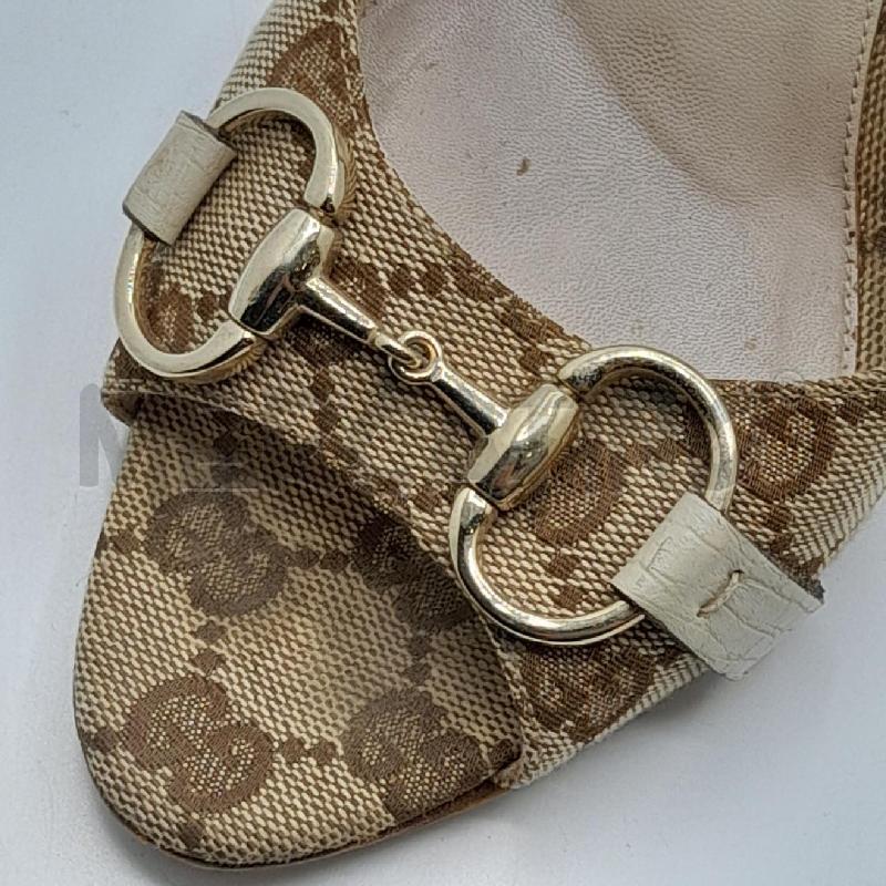 SCARPETTA IN TELA GUCCI BEIGE  | Mercatino dell'Usato Roma viale tirreno 3