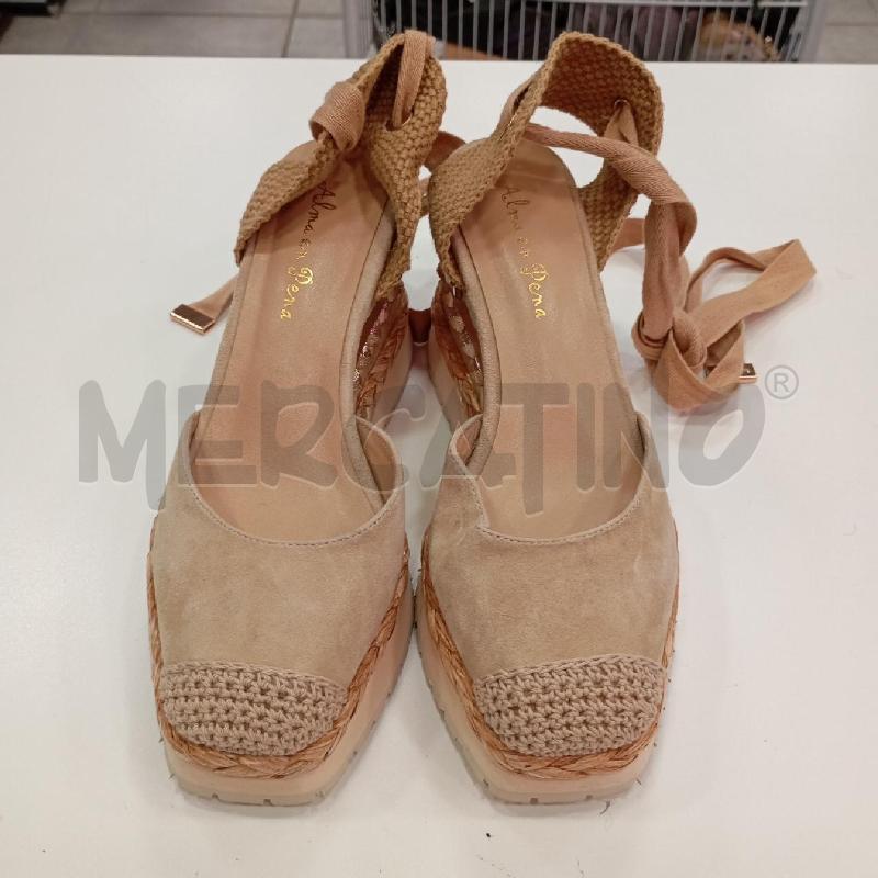 SCARPE D ALMA EN PENA ZEPPA LACCI LUNGHI  | Mercatino dell'Usato Roma viale tirreno 1